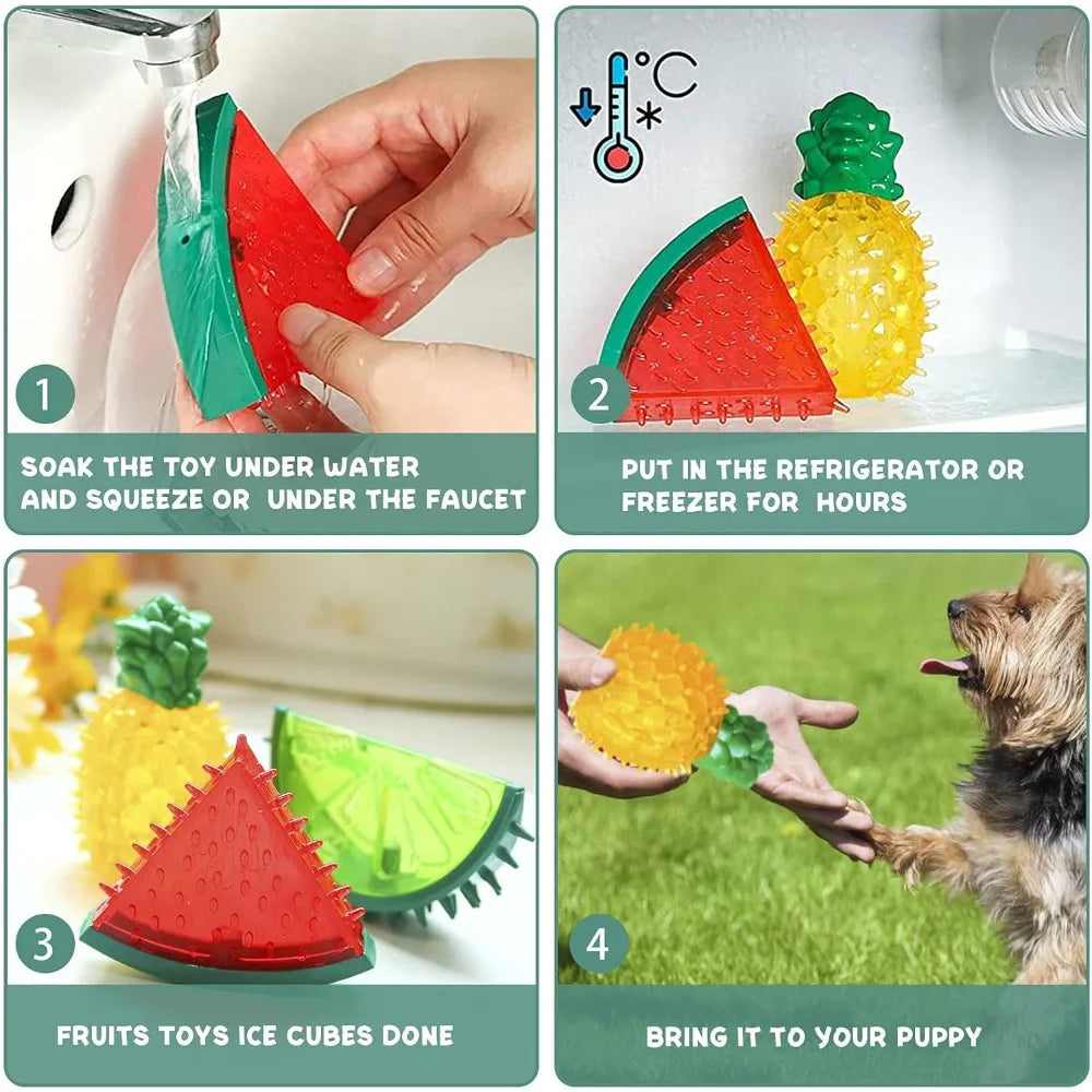Juguete Refrescante para Perros — Mordedor Congelable Interactivo para Cachorros